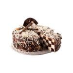 Chocolate check mousse