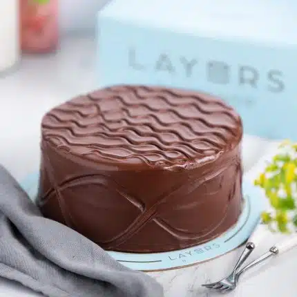Nutella Cake layers