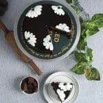 double chocolate fudge cake