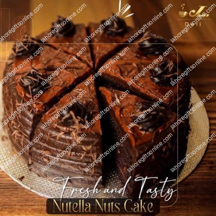 nutella nuts cake