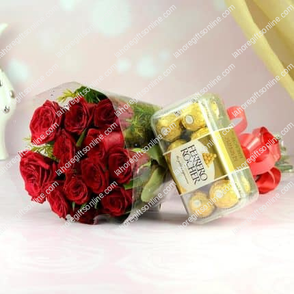 rocher box with flowers