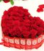 kitkat heart shape flowers