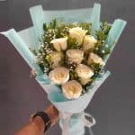 Imported white flower