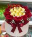 rocher with imported flowers