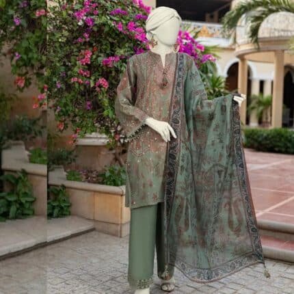 green color suit