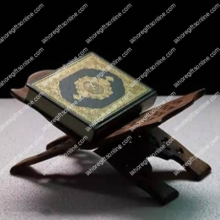 holy quran with holder