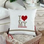 husband love cushion