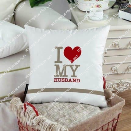 husband love cushion