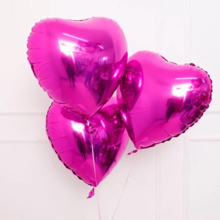 3 foil balloons