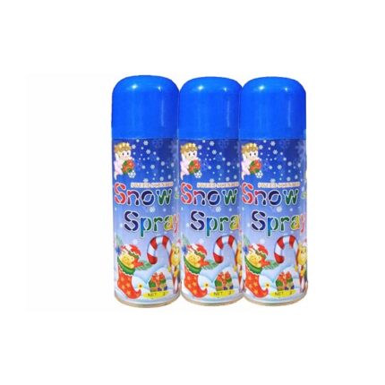 3 medium size snow spray