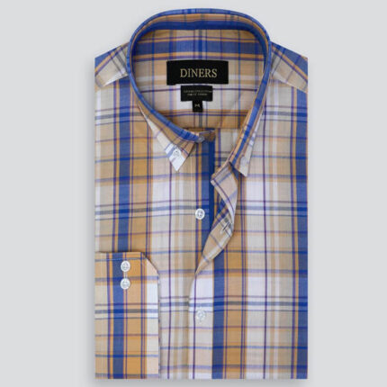 Glen Plaid Check Casual Shirt