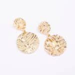 Textured Drop Earrings