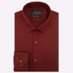 maroon shirt