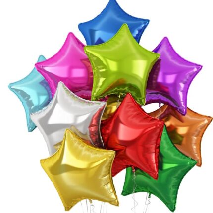 star shape foil balloons