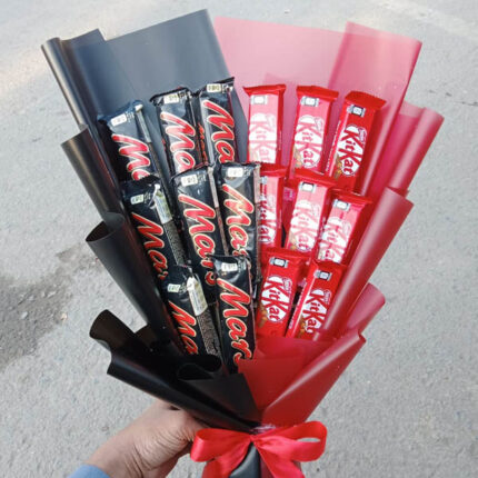 kitkat and mars chocolate bouquet