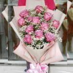 pink flower bouquet