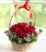 small flower basket