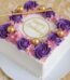 purple thme birthday cake