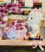 wodden basket with teddy