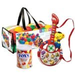 Intex Ball with Piano Guitar & Fox Candy Tin - Kids Gift Combos | Lahore Gifts Online