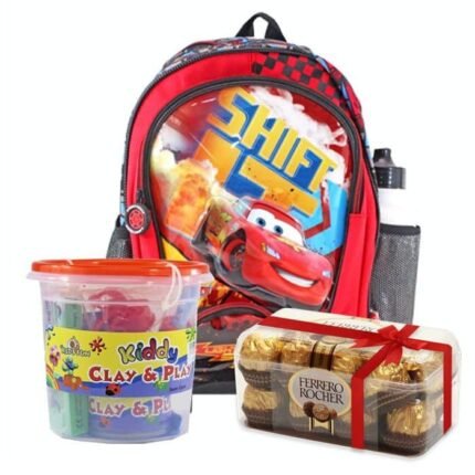 School Bag with Clay & Ferrero Rocher Box by Kids Combos