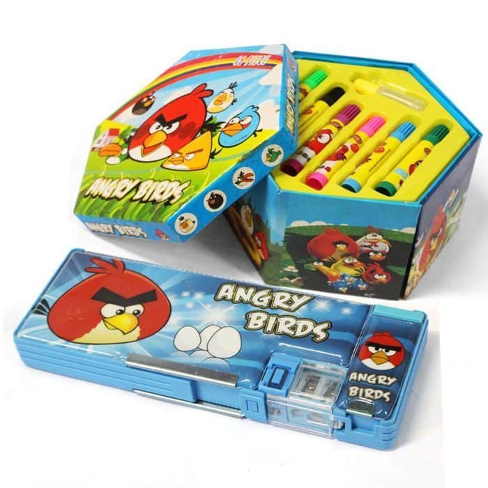 Angry Bird Marker with Stationary Box Angry Bird Marker with Stationary Box by Kids Combos