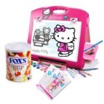 Kitty Board with Hair Pins & Fox Candy - Kids Gift Combos | Lahore Gifts Online