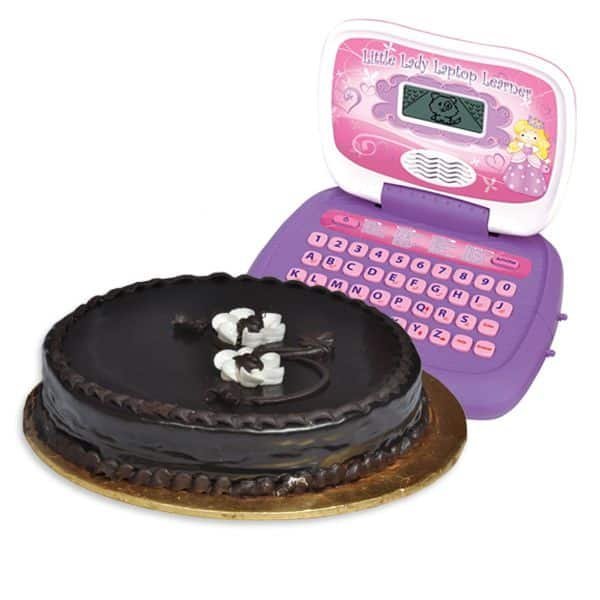 Cake with Laptop Learner Cake with Laptop Learner gift by Kids Combos