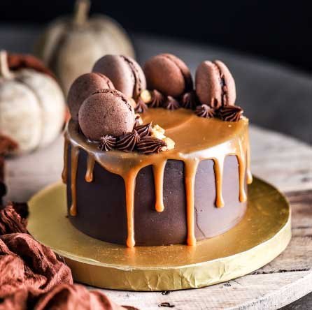 Macaron Troupe Cake 2.75 Lbs - Aztec Cakes Karachi Macaron Troupe Cake 2.75 Lbs - Aztec Cakes Karachi | Lahore Gifts Online