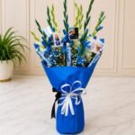 Blue Themed Bouquet - Anniversary Gifts | Lahore Gifts Online