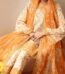 3 Pcs Cream Silk Lawn (Stitched) gift for Eid