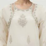 3 Piece Special Jacquard Suit (Stitched) - Eid Gifts | Lahore Gifts Online