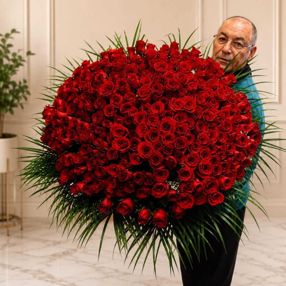 Extra Large Size Red Roses Bouquet - FLOWERS Extra Large Size Red Roses Bouquet - FLOWERS | Lahore Gifts Online