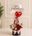 Gift for Special Buddiess personalised gift by Customised Floral Balloons for Valentines Day