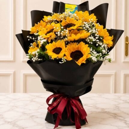Sunflower Bouquet - Faisalabad Flowers | Send Gifts to Pakistan, Premium Gift, Same day delivery Pakistan