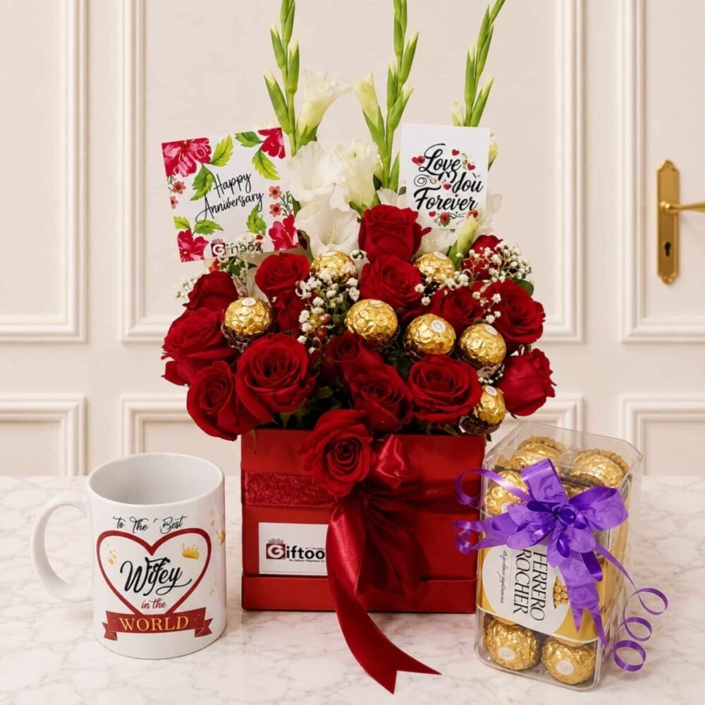 Special for Begum Jee Special for Begum Jee flower arrangement in Lahore for Valentines Day