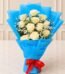 White Imported Flowers with Blue Theme in Lahore for Fathers Day