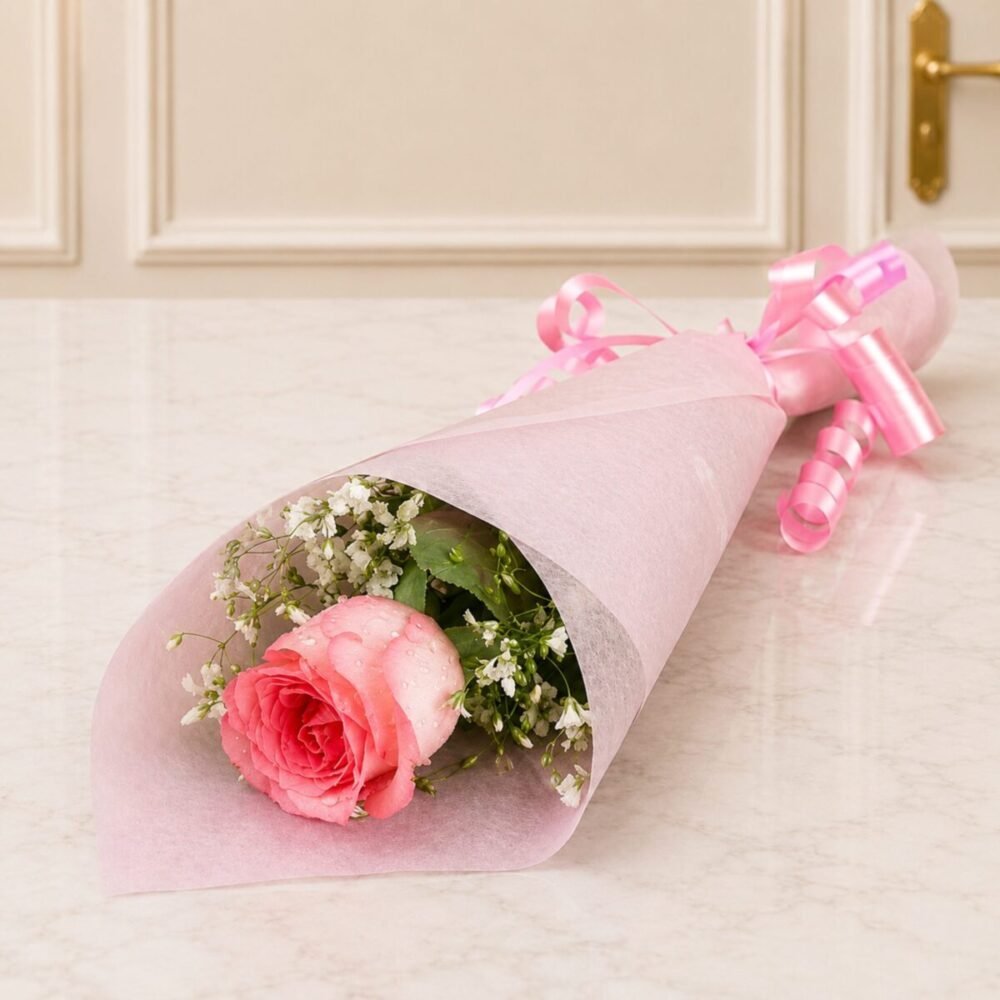 Pink Imported Single Rose Pink Imported Single Rose in Lahore