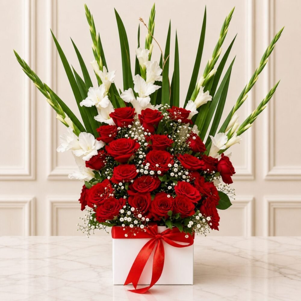 Flowers Box for Dad - Faisalabad Flowers Flowers Box for Dad - Faisalabad Flowers | Send Gifts to Pakistan, Premium Gift, Same day delivery Pakistan