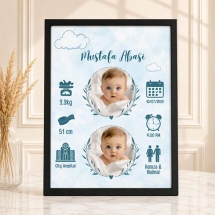 Born Baby Frame by Customized Printed Frames