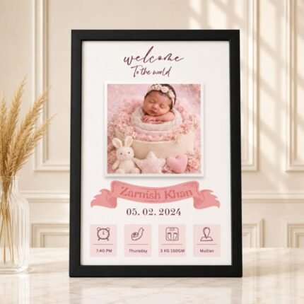 Born Baby Frame by Customized Printed Frames
