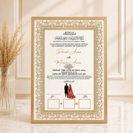Nikkah Frame for Wedding