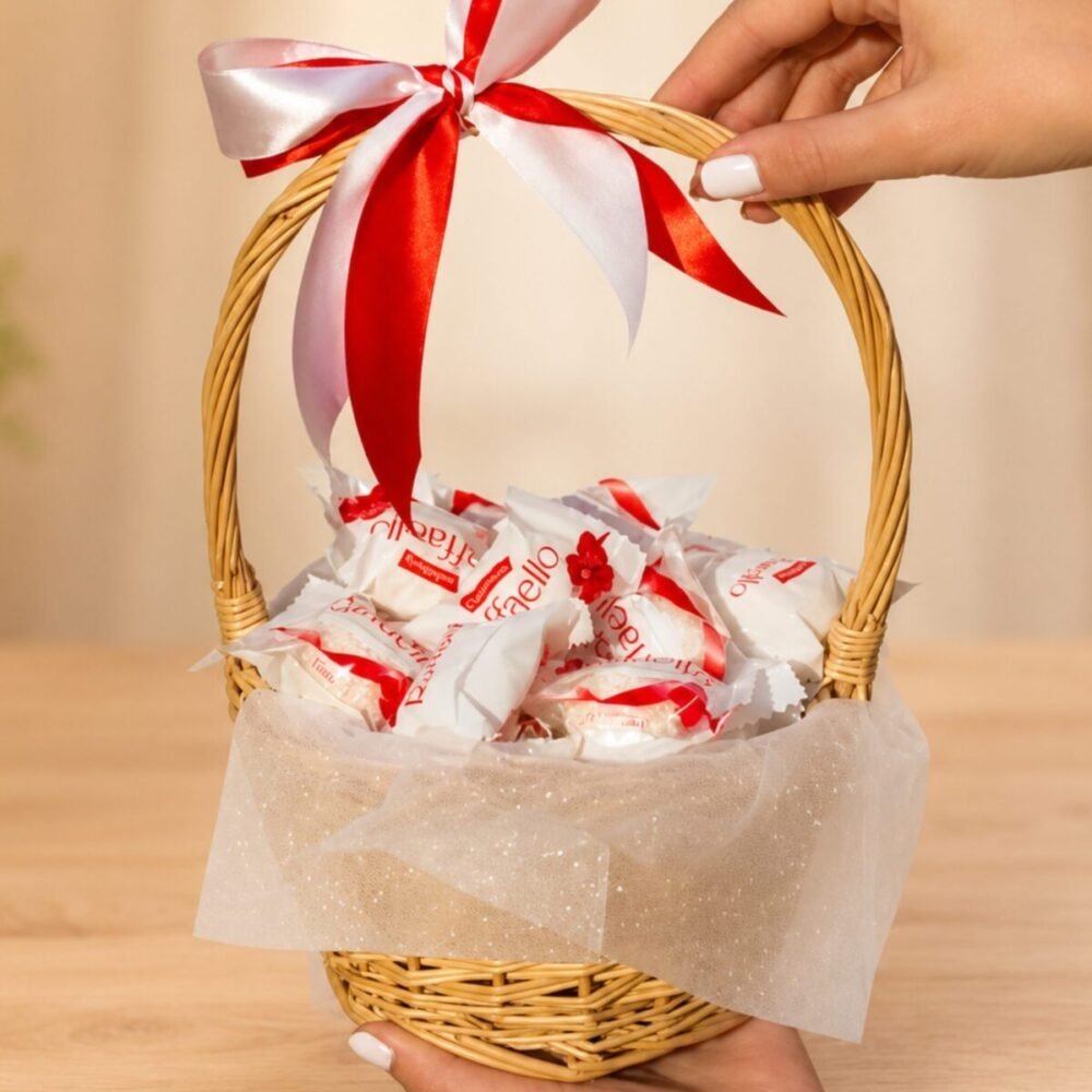 Raffaello Chocolate Basket - Anniversary Gifts Raffaello Chocolate Basket - Anniversary Gifts | Lahore Gifts Online