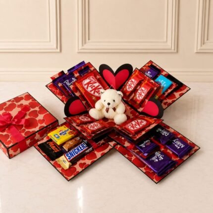 Chocolates Explosion Box personalised gift by Customize Box