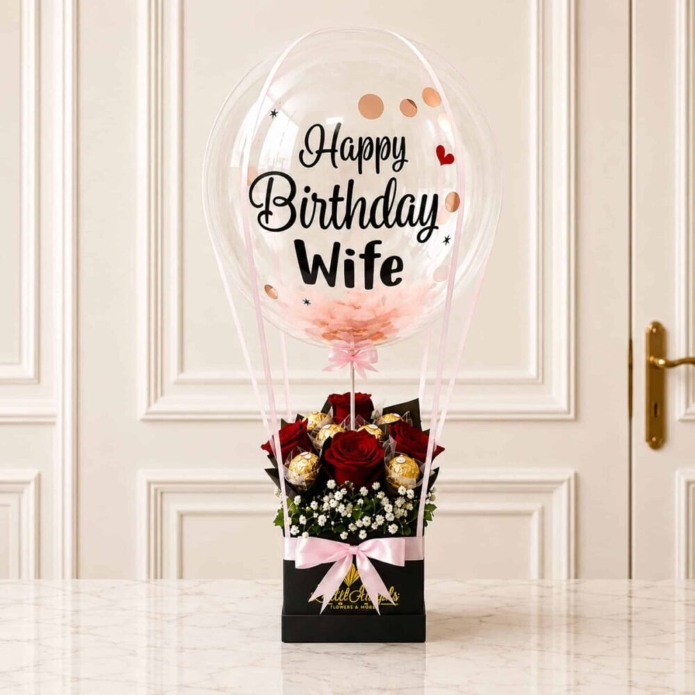 Love Floral Balloons Love Floral Balloons personalised gift by Customised Floral Balloons