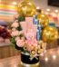 Black Box with Pink and Golden Theme chocolate gift for Sorry