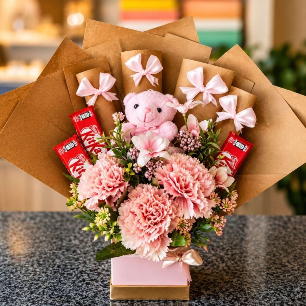 Pink Small Box - Anniversary Gifts Pink Small Box - Anniversary Gifts | Lahore Gifts Online
