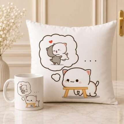 Mochi Cats Deal 2 - Personalised Cushions | Send Gifts to Pakistan, Premium Gift, Same day delivery Pakistan