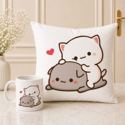 Mochi Cats Deal - Personalised Cushions | Send Gifts to Pakistan, Premium Gift, Same day delivery Pakistan