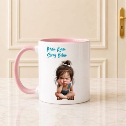 Cute Girl Mug gift by Mug Collection